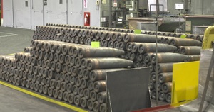 Projectile Case Stack at Scranton Army Ammunition Plant