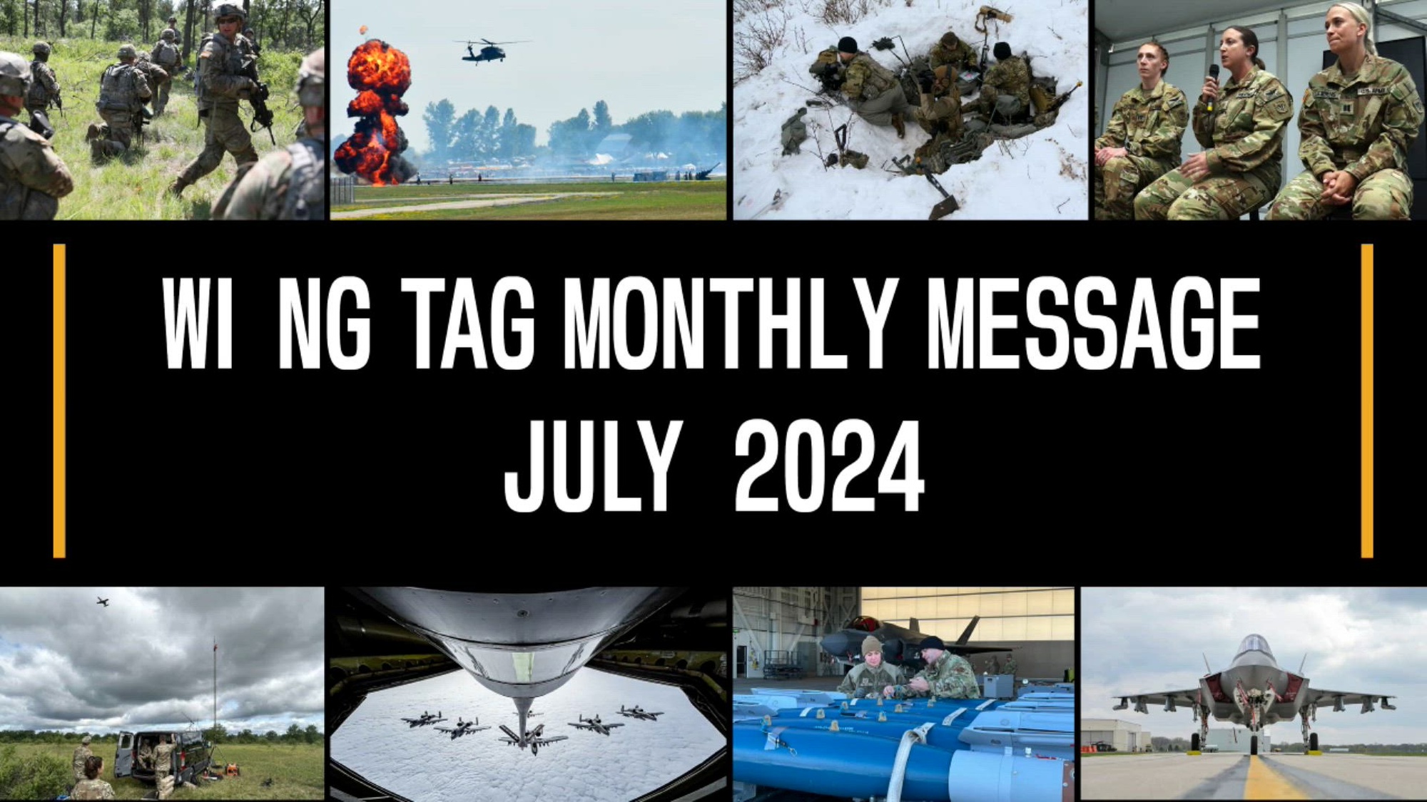 Brig. Gen. David May, Wisconsin&#39;s interim adjutant general, recaps a busy July for the Wisconsin National Guard and looks ahead to events in August.