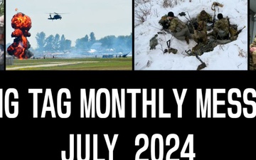 TAG Monthly Message - July 2024