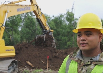910th ESC Alcantra Road Realignment project A-Roll (Pfc. Vincent Cueco)