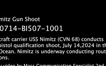 USS Nimitz Gun Shoot