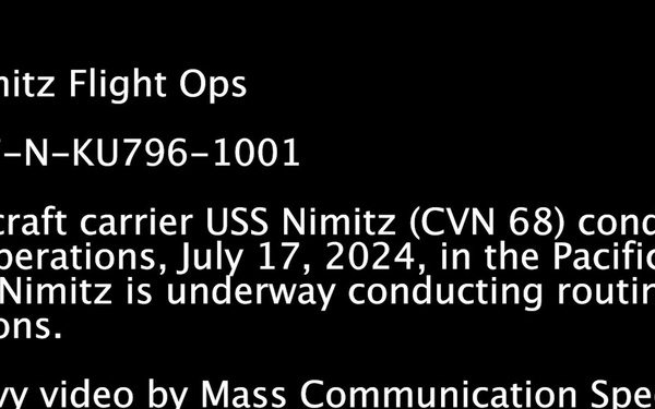 USS Nimitz Flight Operations