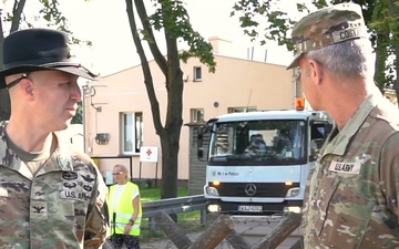 V Corps Commanding General assesses the First Team’s capabilities in Poland