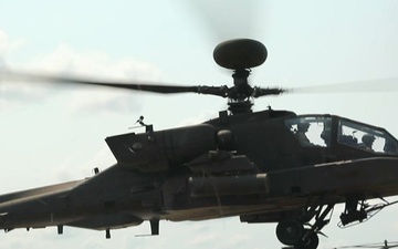 South Carolina Apache helicopter pilots train with Iowa Army National Guard at XCTC