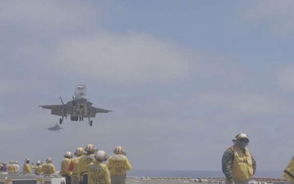 B-Roll: 3rd MAW Marines complete flight deck qualifications aboard USS Tripoli