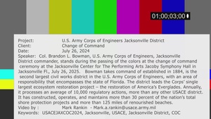 USACE Jacksonville District Change of Command 2024