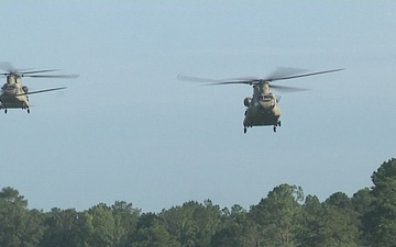 1-111 Aviation and 1-124 Infantry Chinook Pickup B-roll