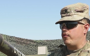 Spc. Sanchez hones his Field Artillery Skills