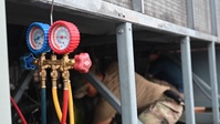 HVAC technicians keeping it cool