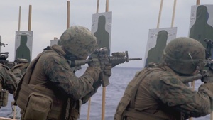 B-Roll: Charlie Battery Conducts At-Sea Deck Shoot