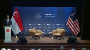 Secretary of State Antony J. Blinken participates in a conversation on Advancing Security and Prosperity in the Indo-Pacific Region