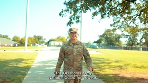 Oklahoma National Guard Officer Shows Leadership Through Volunteer Work