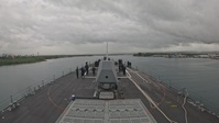 Sailors aboard USS Sterett return to Joint Base Pearl Harbor-Hickam Timelapse