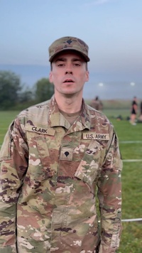 U.S. Army Europe and Africa Best Squad Competition: Stand Up Day One