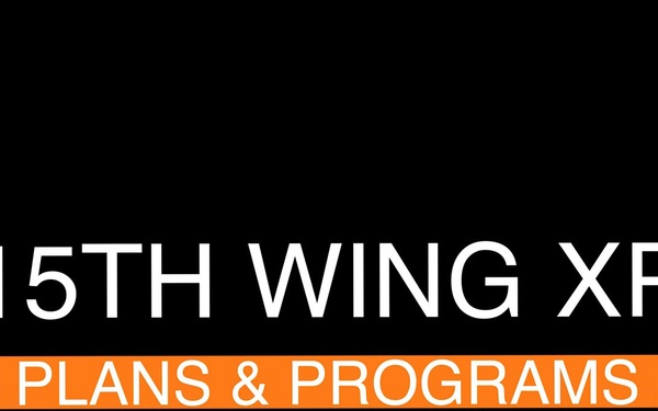 15th Wing Plans &amp; Programs (XP)