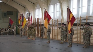B-roll of 1st Cavalry Division Change of Command ceremony