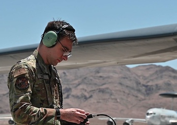 Ellsworth Airmen prepare B-1's for takeoff during Red Flag 24-3