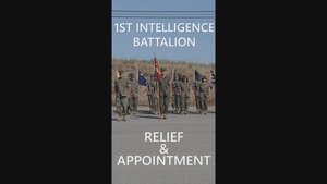 1st Intelligence Battalion Relief and Appointment