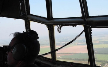 189th AW Lands C-130H On Highway