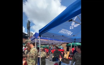 Reel from Illinois Air National Guard Recruiting Event at Busch Stadium