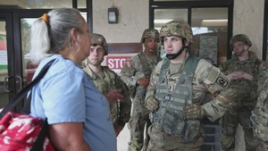 1-265th ADA Battalion Assists Local Facility Ahead of Storm