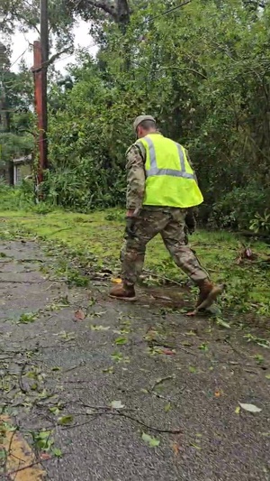 Charlie Battery 1-265th ADA Conducts Recon and Debris Clearance Post-Debby