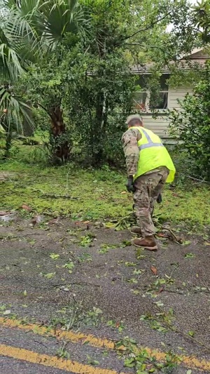 Charlie Battery 1-265th ADA Conducts Recon and Debris Clearance Post-Debby