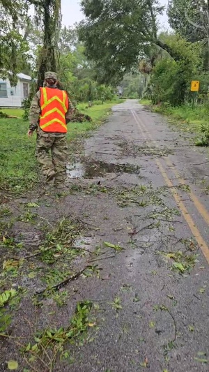Charlie Battery 1-265th ADA Conducts Recon and Debris Clearance Post-Debby