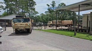Delta Company BEB Leaves Chipley Armory