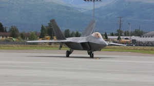 ANG 176th WNG conducts FARP training with 477th FG F-22 Raptors