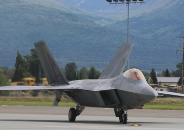 ANG 176th WNG conducts FARP training with 477th FG F-22 Raptors