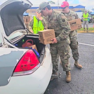 FLNG and State Guard Assist at Perry Point of Distribution
