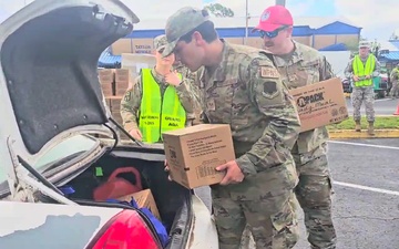 FLNG and State Guard Assist at Perry Point of Distribution