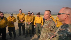 From Breakfast to Buckets: TAG Gronewold Tours Oregon Guard's Wildfire Operations