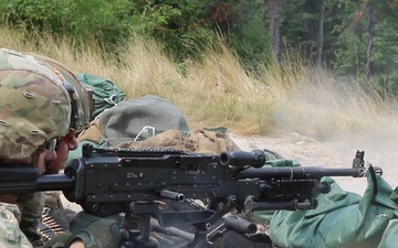 Infantry support by fire training