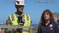 Hawaii Wildfires Recovery-USACE Joint Media Tour