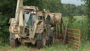 Georgia National Guard repair damaged dams during Tropical Storm Debby (B-Roll Package)
