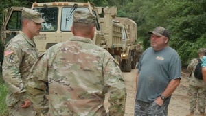 Georgia National Guard Conducts Road Clearance during Tropical Storm Debby (B-Roll Package)
