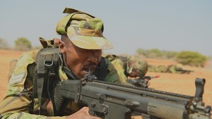 Broll: North Carolina National Guard, Botswana Defence Force conduct battle drill training
