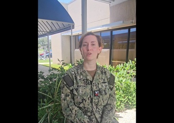 Corpsman speaks on her career