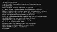 HAWAII WILDFIRES: Stringer: Kilohana Sewer Main Ground Blessing in Lahaina