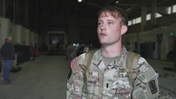Alaska Army National Guard Bison Company Kuwait Homecoming: 1st Lt. Joshua Banks