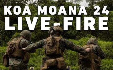 Koa Moana 24: U.S. Marines Conduct Live-Fire Range in Pohnpei