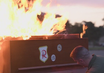 Piano Burning History and Origination (B-Roll)