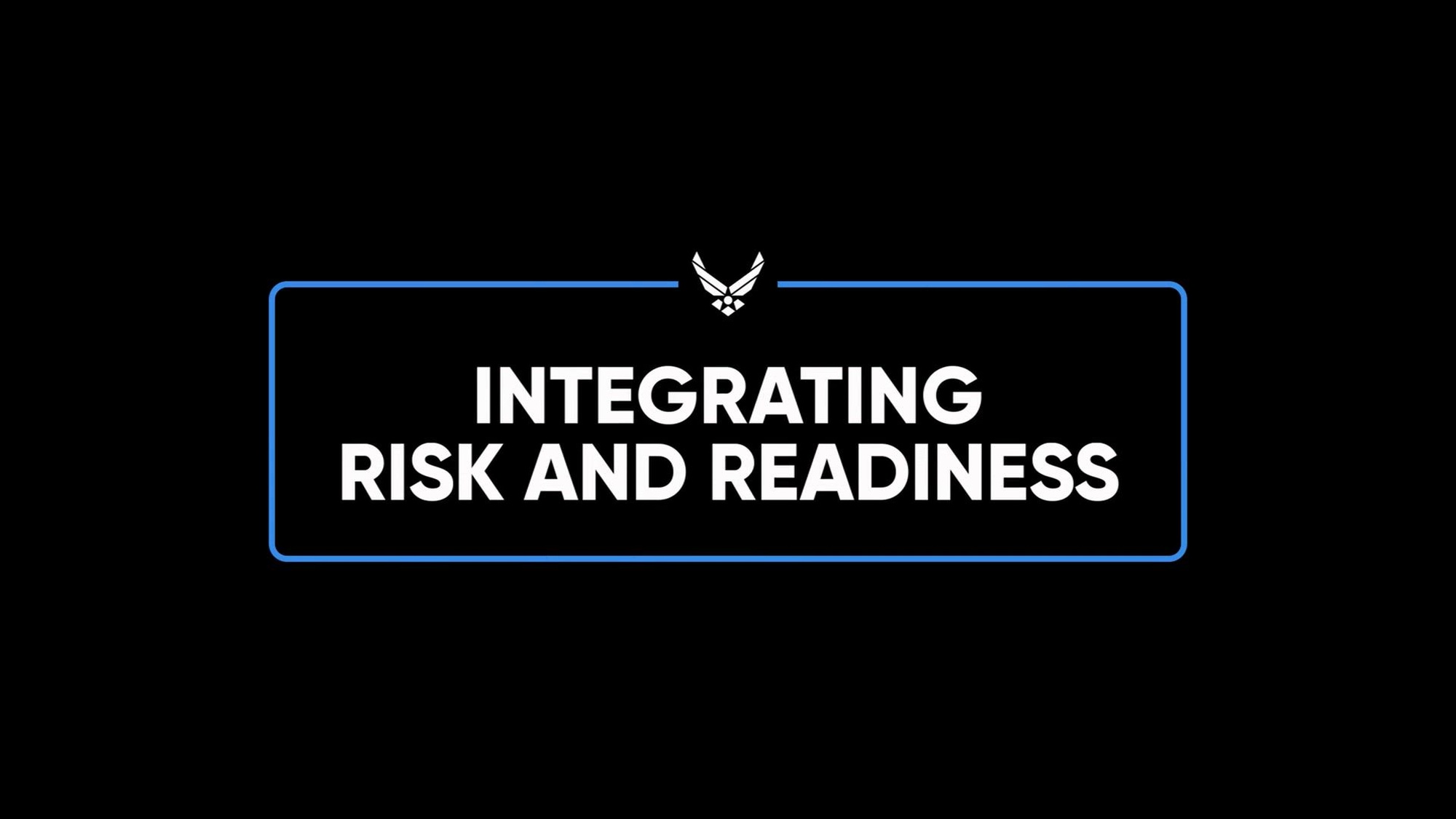 Air Force Chief of Staff Gen. David Allvin discusses as the Air Force reoptimizes for Great Power Competition, infusing risk management and operational discipline into all facets of planning, preparation, execution, and assessment is imperative across all missions and environments.