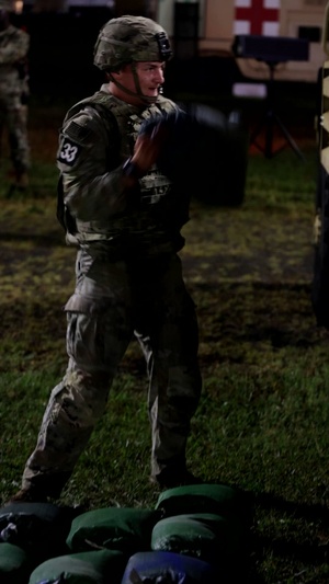 TRADOC Best Squad Competition - Expert Physical Fitness Assessment - FCoE Squad - Vertical B-Roll