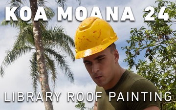 Koa Moana 24: Library Roof Painting