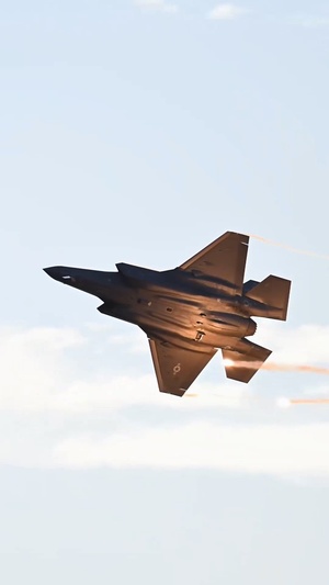 F-35A Demo Team Air Show over Cedar Creek Lake in Tyler, Texas