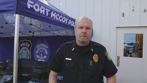 Fort McCoy Law Enforcement Officers describe post involvement in 2024 National Night Out