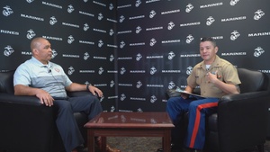 Recruiting Station San Antonio executive officer interviews Principal Robert Becerra